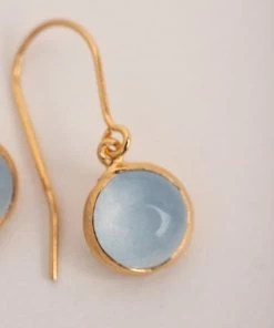 Pernille Corydon Aura Blue Earhooks