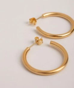 Pernille Corydon Ohrringe Gamma Hoops Gold