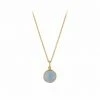 Pernille Corydon Aura Blue Necklace In Gold 2 Pernille Corydon Aura Blue Necklace In Gold