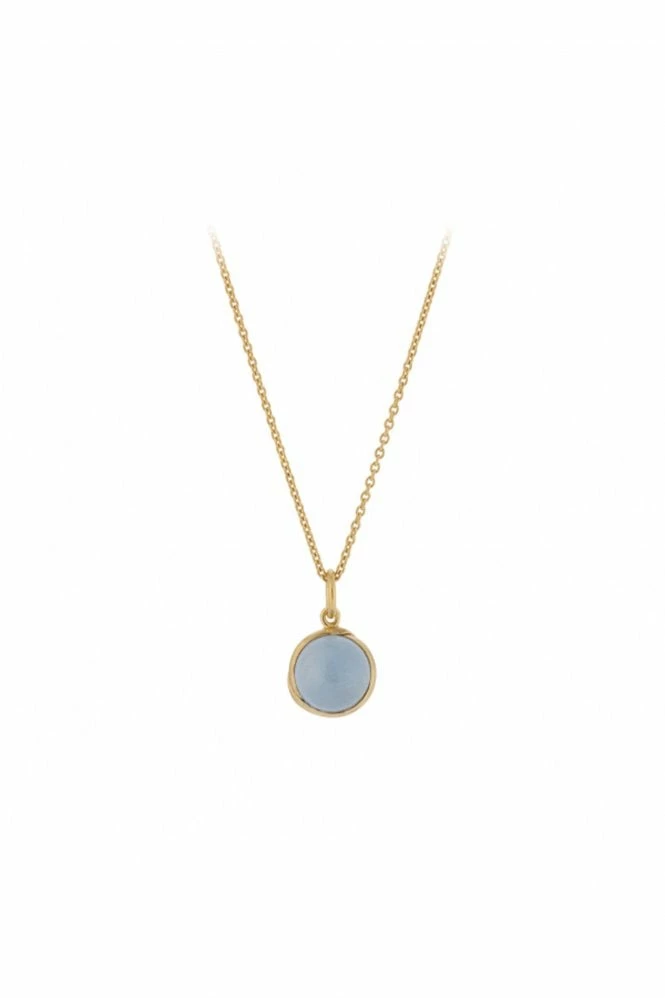 Pernille Corydon Aura Blue Necklace In Gold 3 Pernille Corydon Aura Blue Necklace In Gold