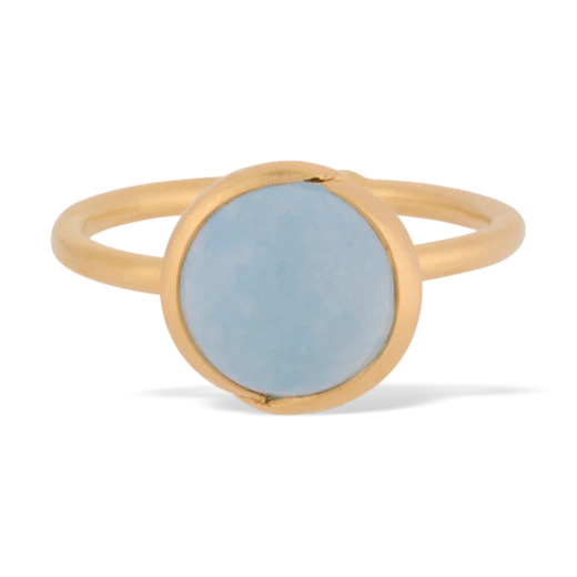 Pernille Corydon Aura Blue Ring Gold 3 Pernille Corydon Aura Blue Ring Gold