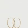 Pernille Corydon Plain Gold Hoops 1 Pernille Corydon Plain Gold Hoops