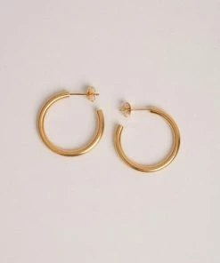 Pernille Corydon Ohrringe Gamma Hoops Gold