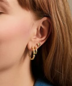 Pernille Corydon Stardust Huggies In Gold