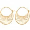 Pernille Corydon Daylight Earrings Large Gold 1 Pernille Corydon Daylight Earrings Large Gold