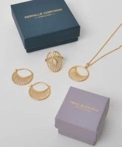 Pernille Corydon Daylight Earrings Large Gold 7 Pernille Corydon Daylight Earrings Large Gold