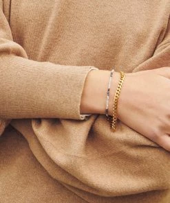 Pernille Corydon Solid Bracelet Gold Plated