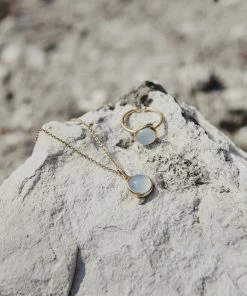 Pernille Corydon Aura Blue Necklace Gold