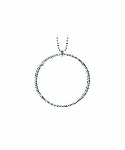 Pernille Corydon Big Twisted Necklace Silver