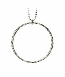 Pernille Corydon Big Twisted Necklace Silver